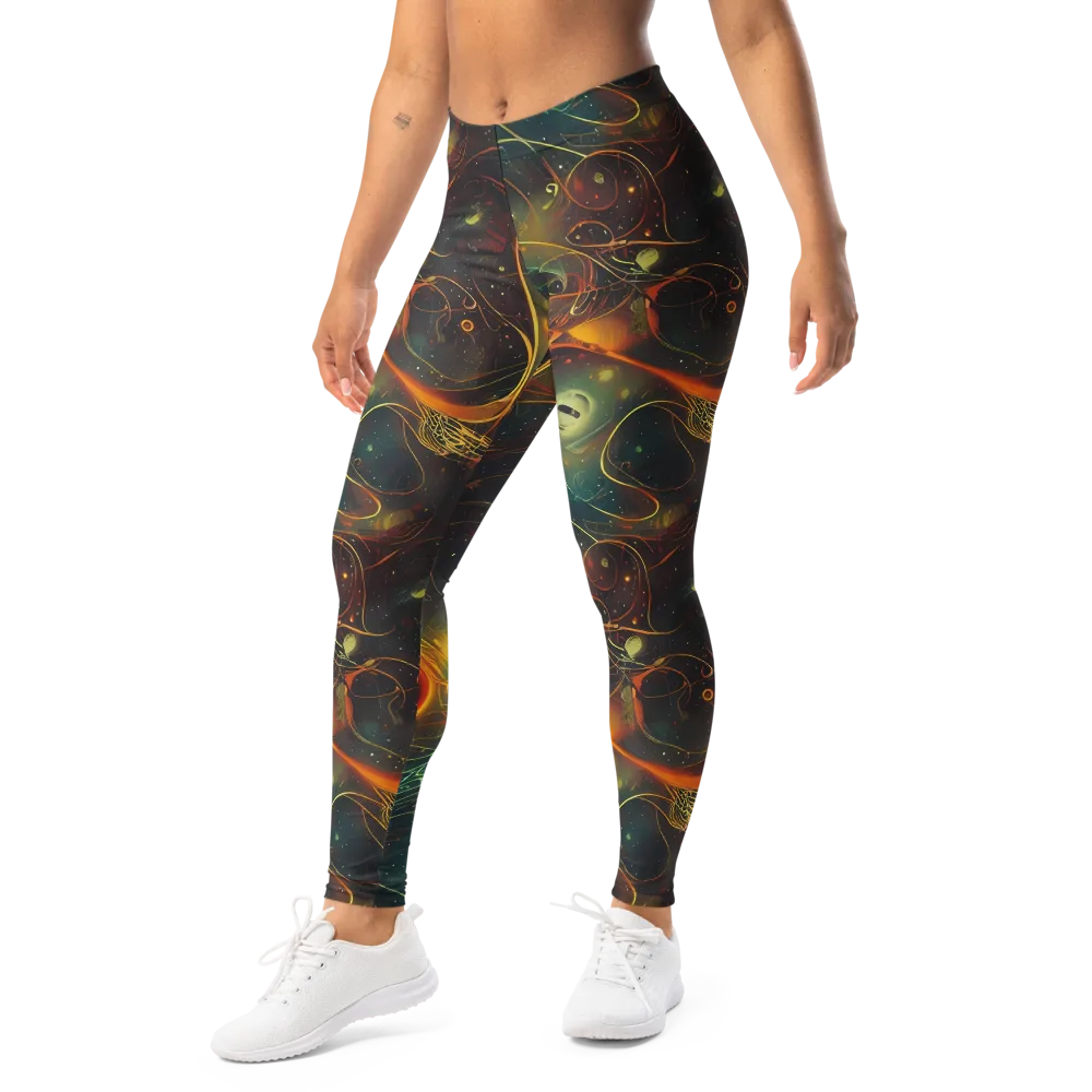 Templesmith Twirl on Leggings — Left Front