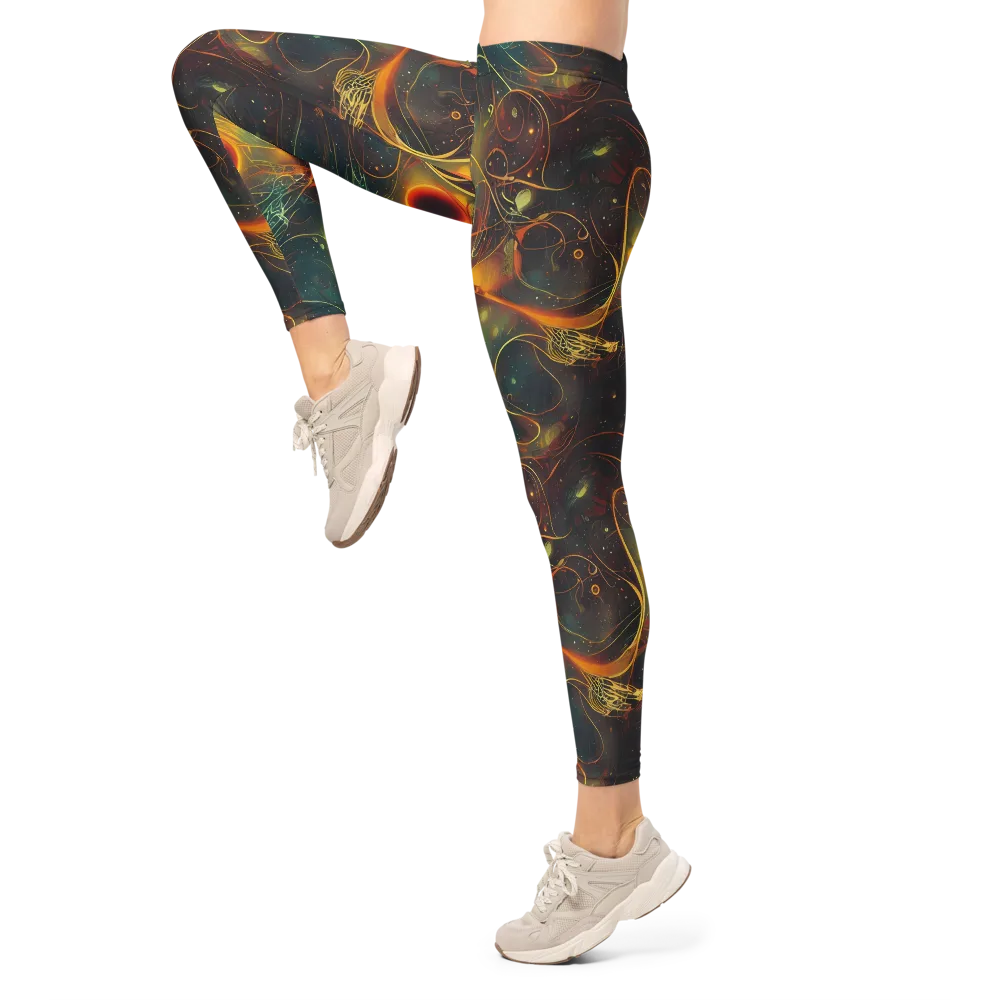 Templesmith Twirl on Leggings — Left