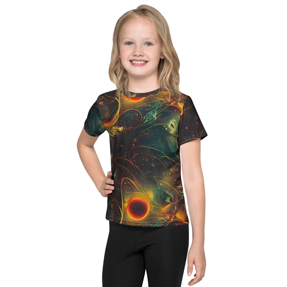 Templesmith Twirl on Kids Crew Neck T-Shirt — Front