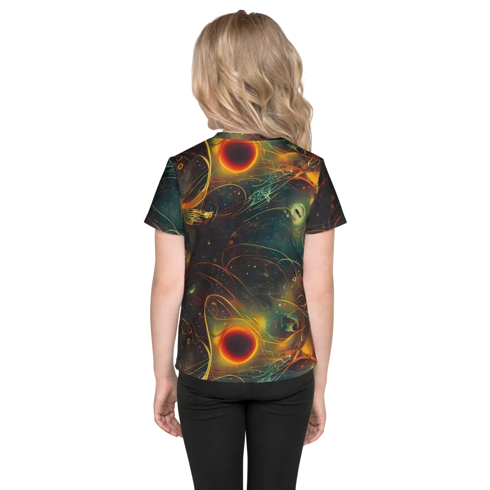Templesmith Twirl on Kids Crew Neck T-Shirt — Back