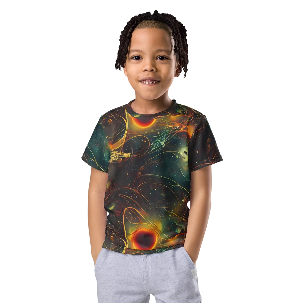 Templesmith Twirl on Kids Crew Neck T-Shirt — Front