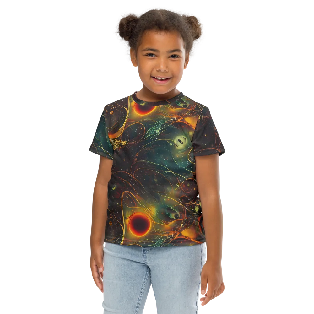 Templesmith Twirl on Kids Crew Neck T-Shirt — Front