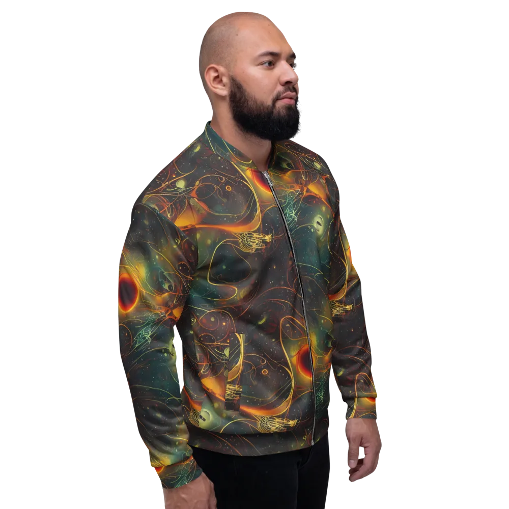 Templesmith Twirl on Bomber Jacket — Right