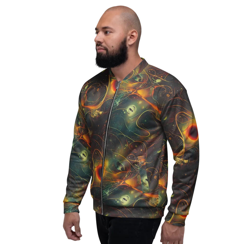 Templesmith Twirl on Bomber Jacket — Left