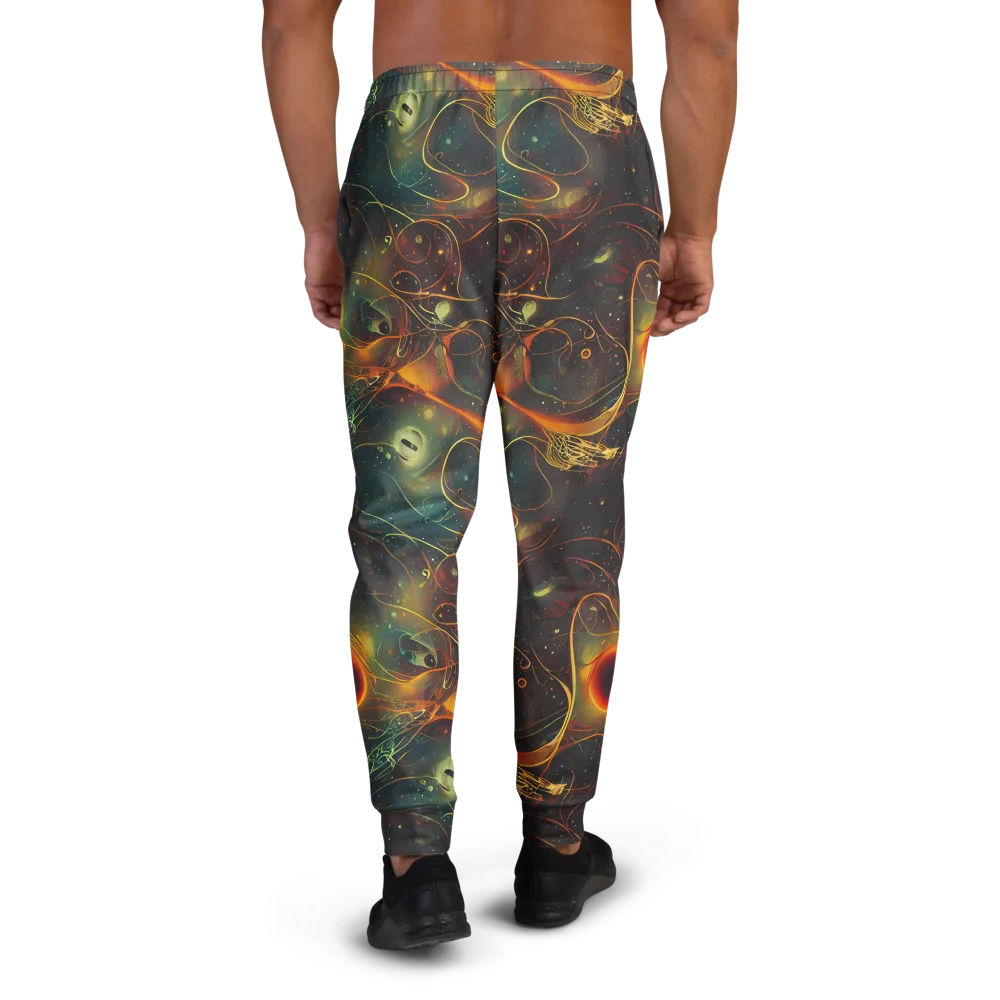 Templesmith Twirl on Men's Joggers — Back