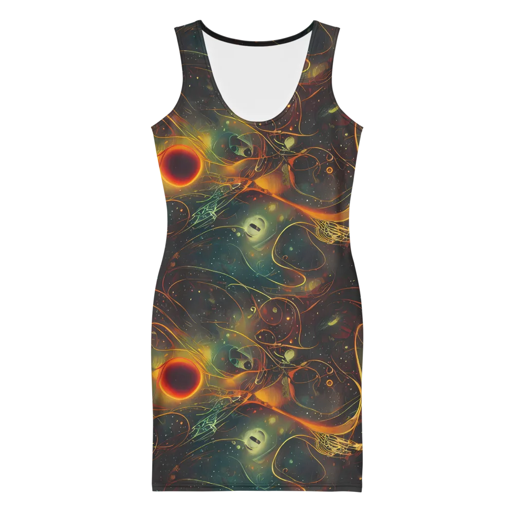 Templesmith Twirl on Bodycon Dress — Front