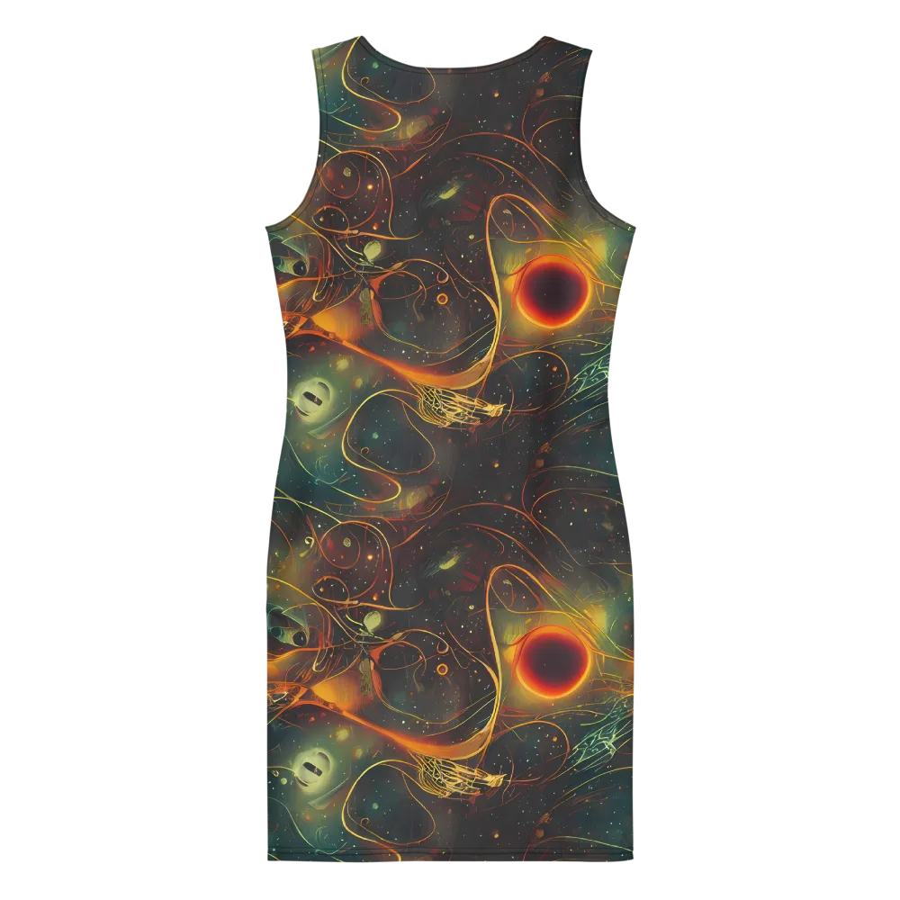 Templesmith Twirl on Bodycon Dress — Back