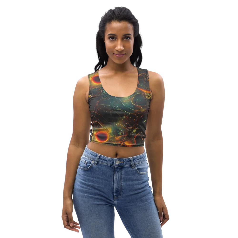 Templesmith Twirl on Crop Top — Front
