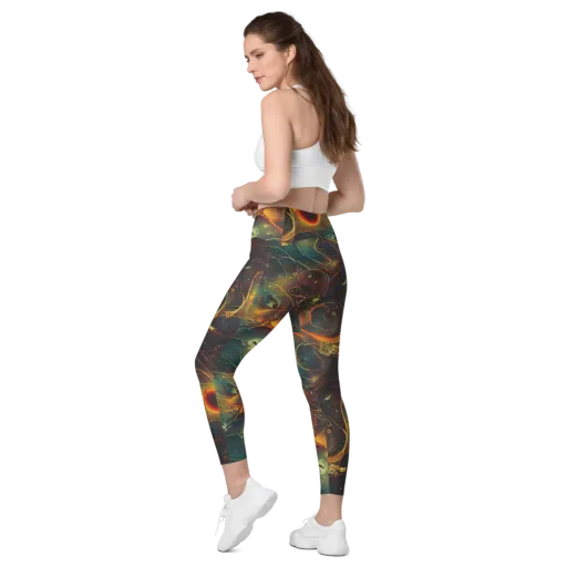 Templesmith Twirl on a Leggings with Pockets