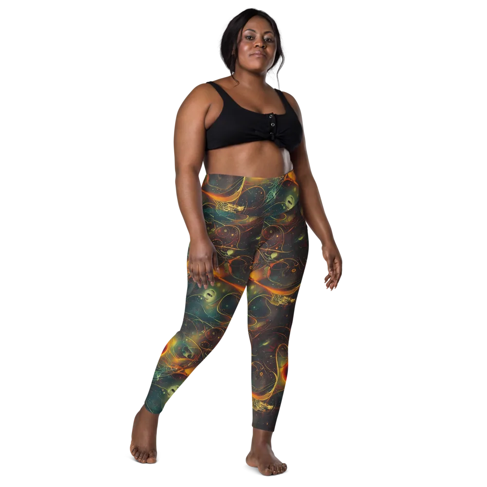 Templesmith Twirl on Leggings with Pockets — Front