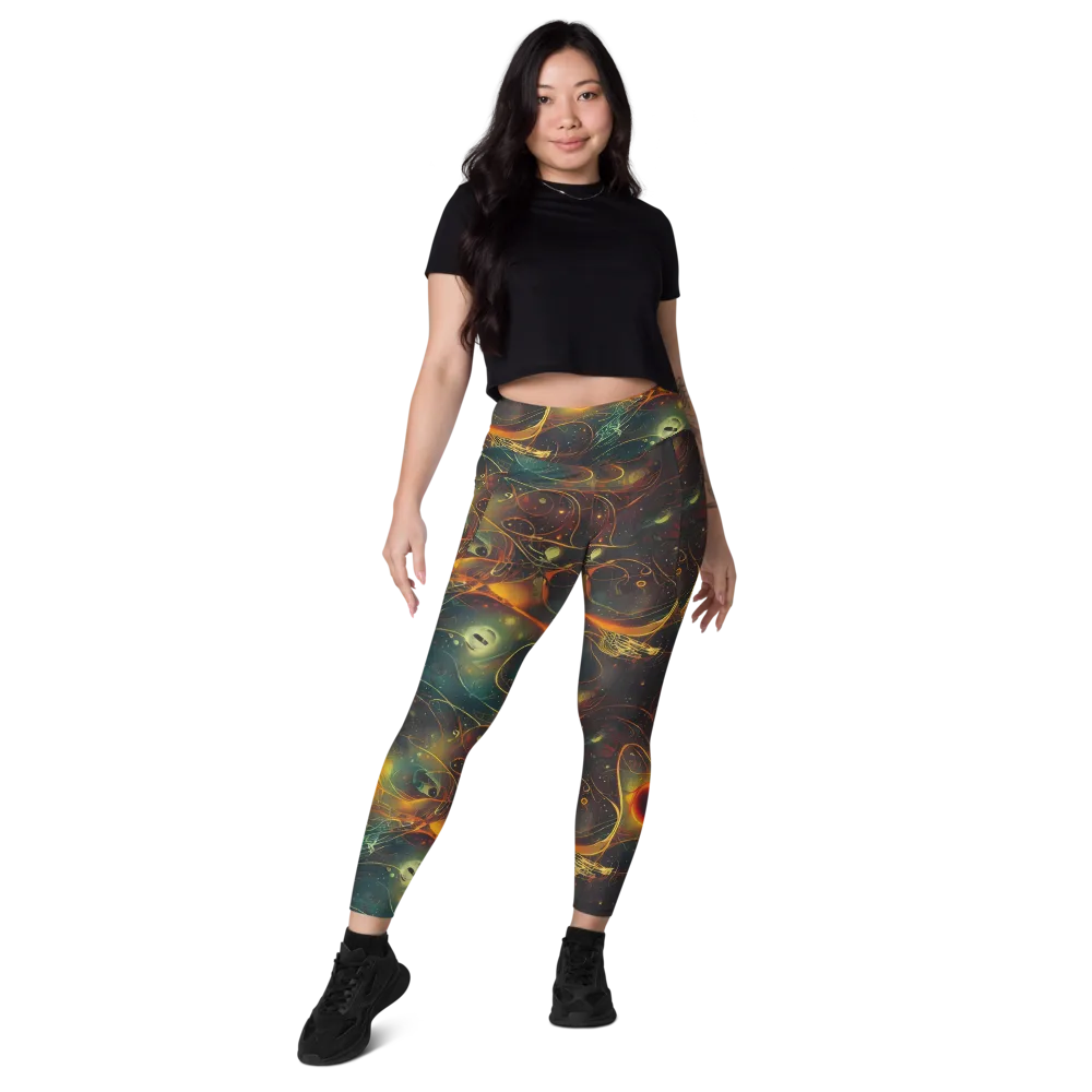 Templesmith Twirl on Leggings with Pockets — Front