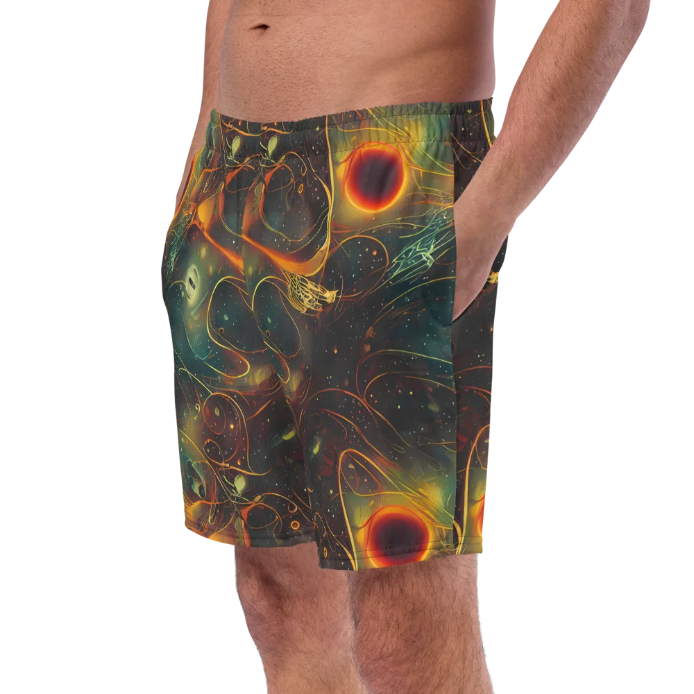 Templesmith Twirl on Swim Trunks — Left Front