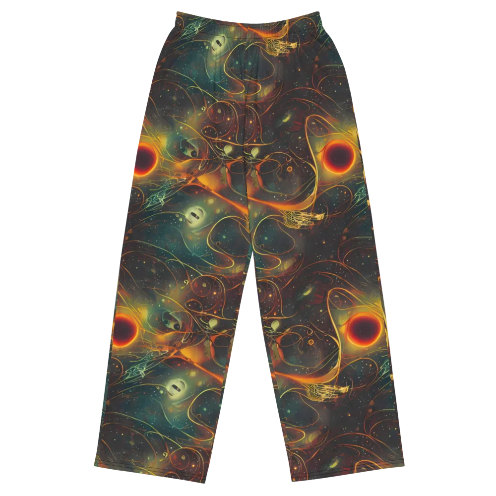 Templesmith Twirl on Wide-Leg Pants — Front