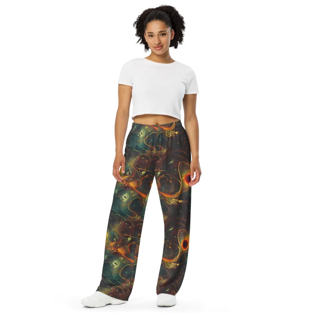 Templesmith Twirl on Wide-Leg Pants — Front