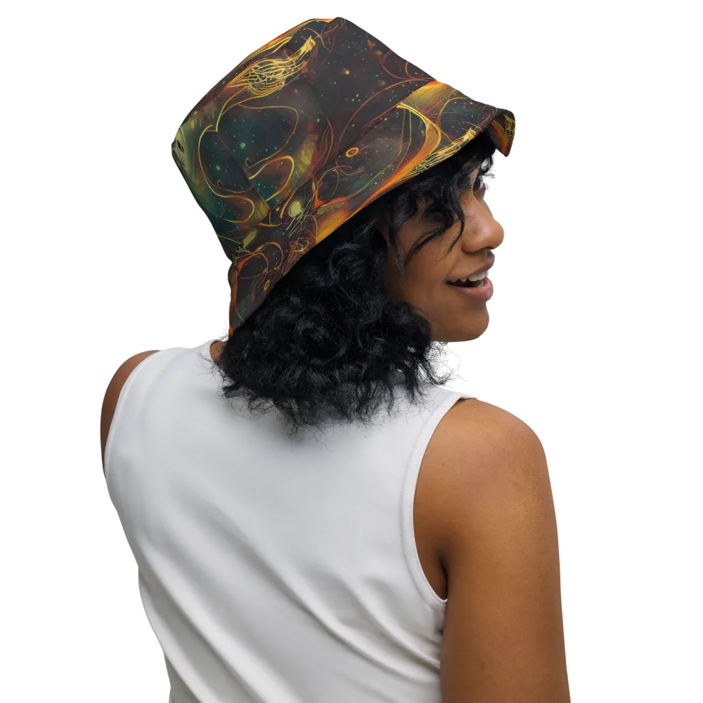 Templesmith Twirl on Reversible Bucket Hat — Right Outside