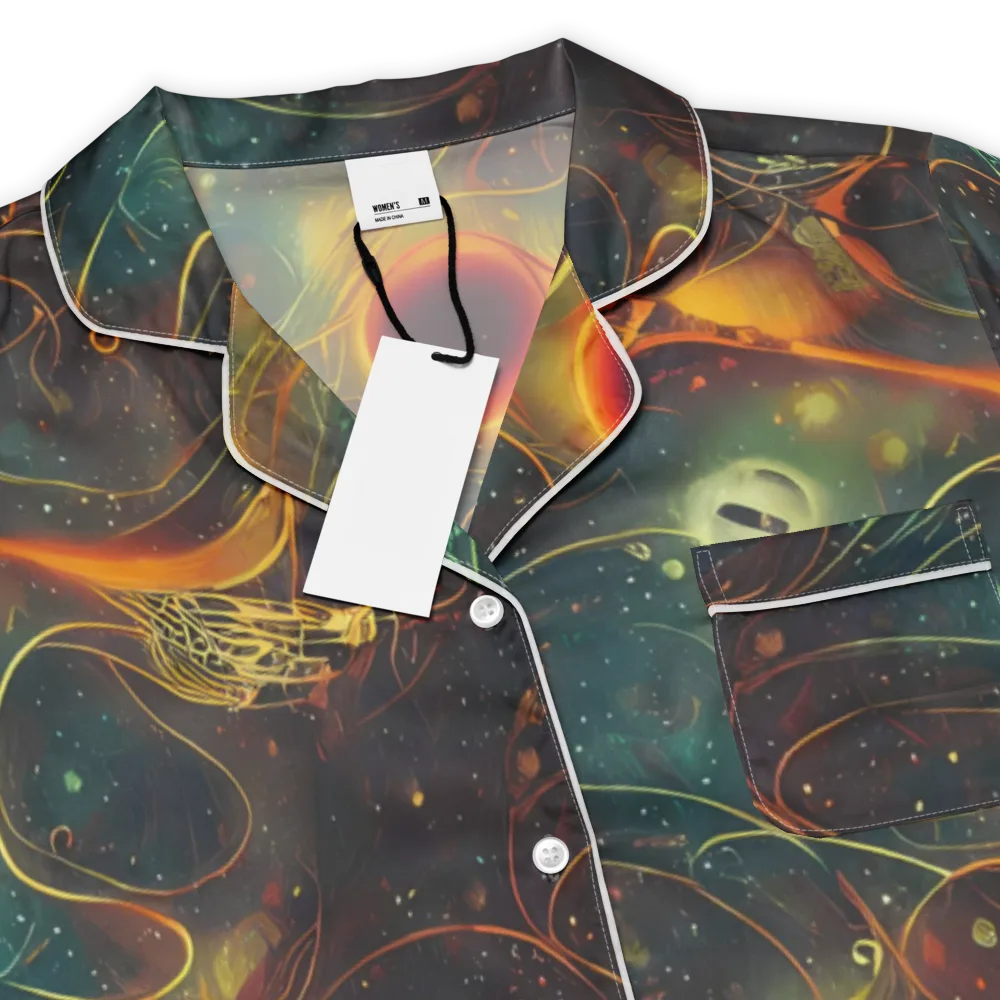 Templesmith Twirl on Women's Short Sleeve Pajama Top — Product details