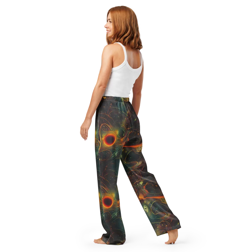 Templesmith Twirl on Women's Pajama Pants — Back