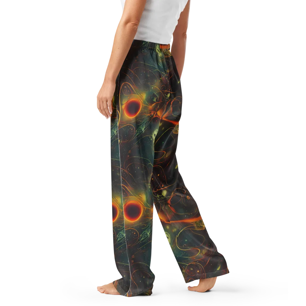 Templesmith Twirl on Women's Pajama Pants — Left