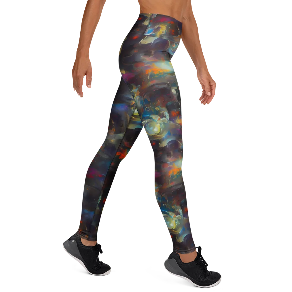 Abyssal Whisper on Yoga Leggings — Right