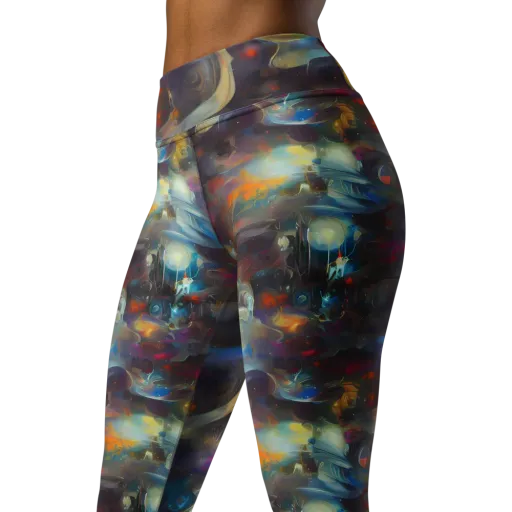 Abyssal Whisper on a Yoga Leggings
