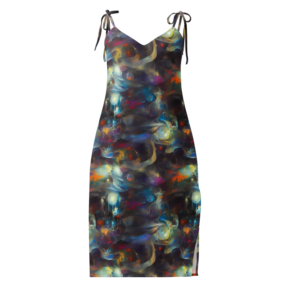 Abyssal Whisper on Slip Dress — Front