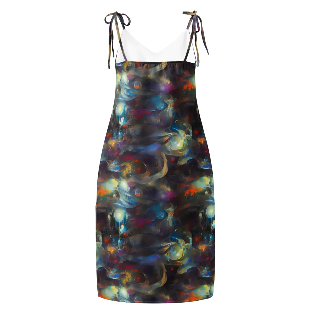 Abyssal Whisper on Slip Dress — Back