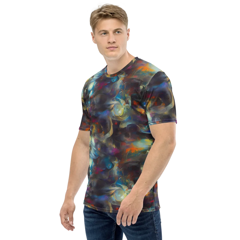Abyssal Whisper on Men's Crew Neck T-Shirt — Left