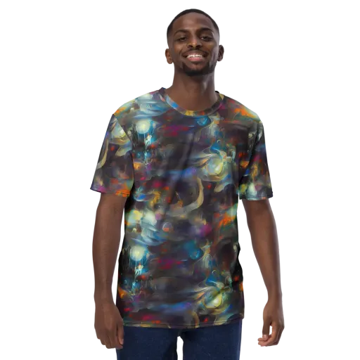 Abyssal Whisper on a Men's Crew Neck T-Shirt