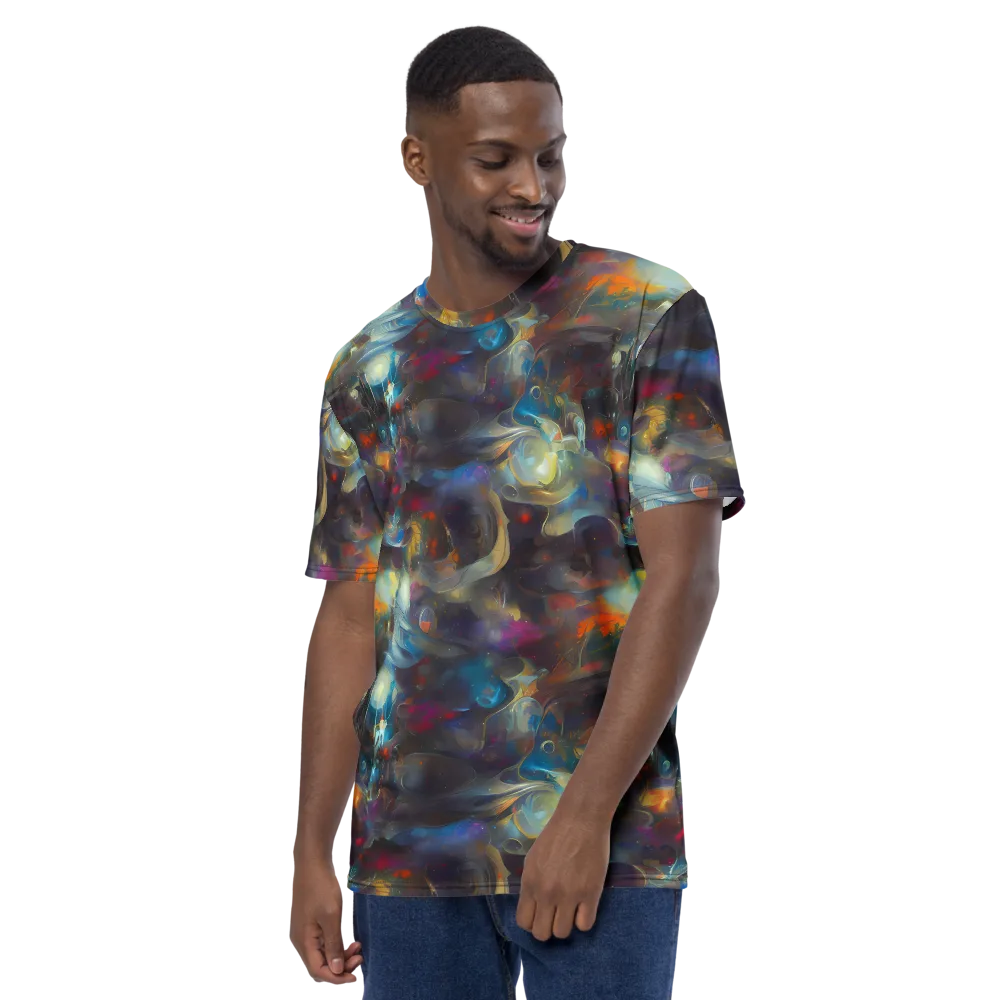 Abyssal Whisper on Men's Crew Neck T-Shirt — Left