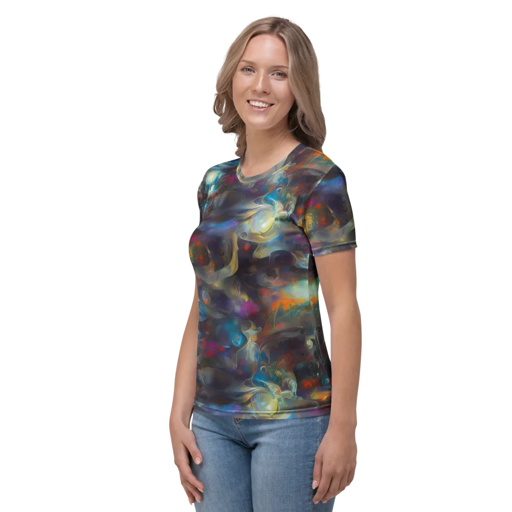 Abyssal Whisper on Women's Crew Neck T-Shirt — Left