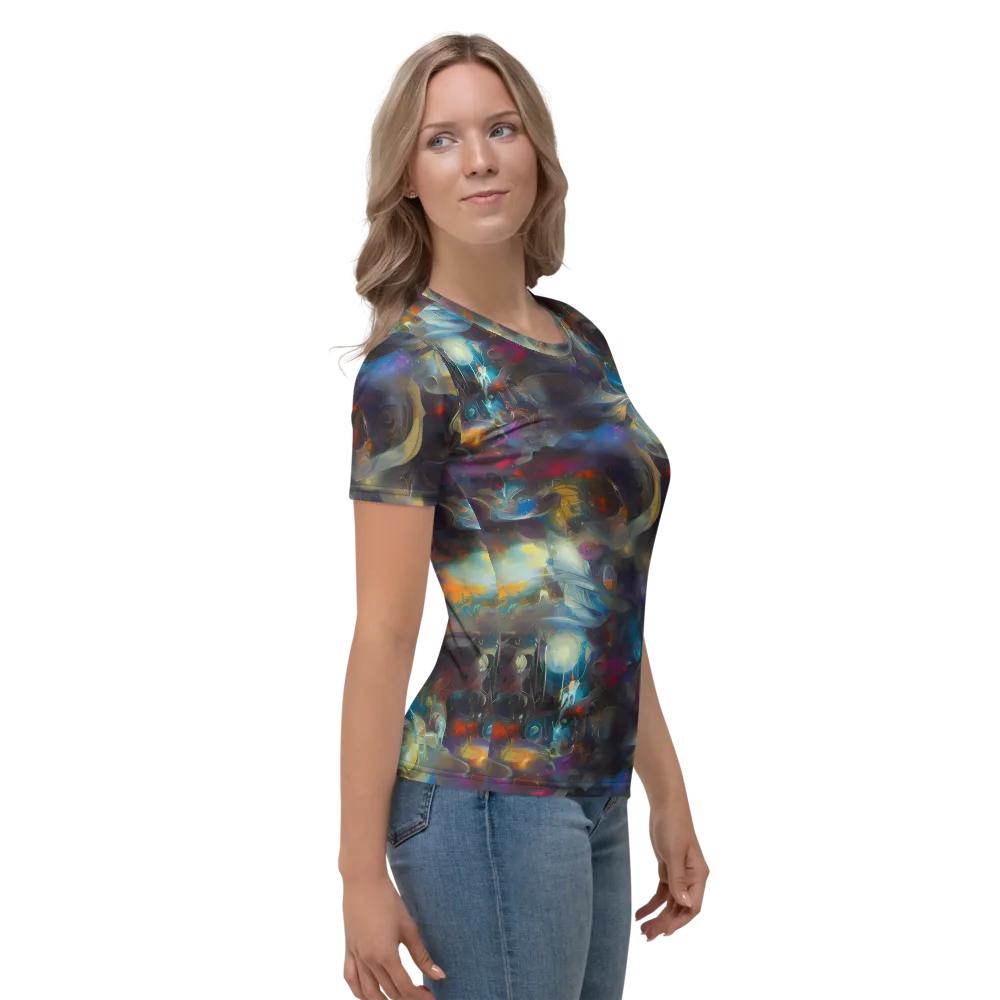 Abyssal Whisper on Women's Crew Neck T-Shirt — Right