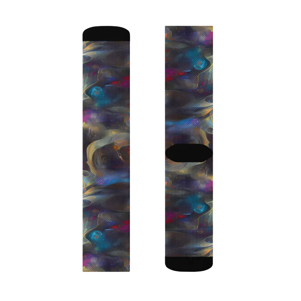 Abyssal Whisper on Socks — Right Sock