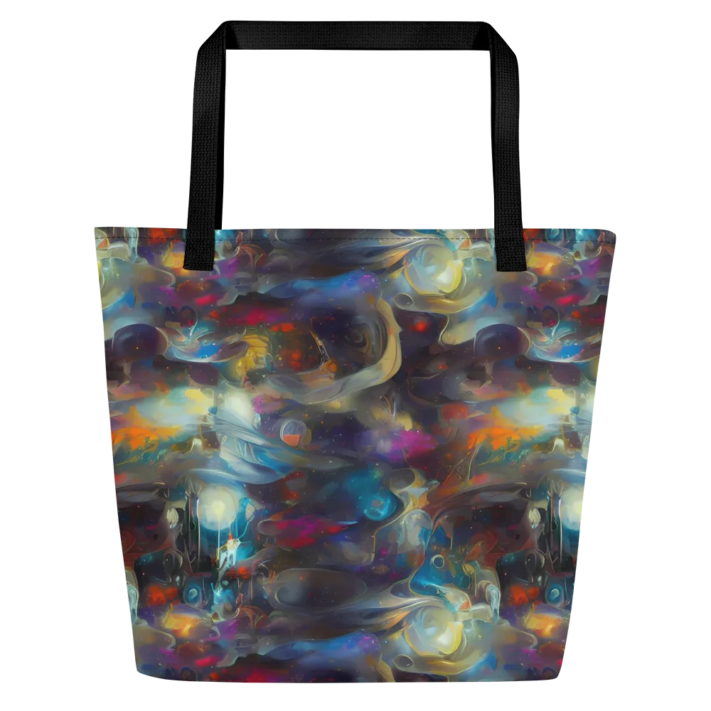 Abyssal Whisper on Large Tote Bag W/ Pocket — Front