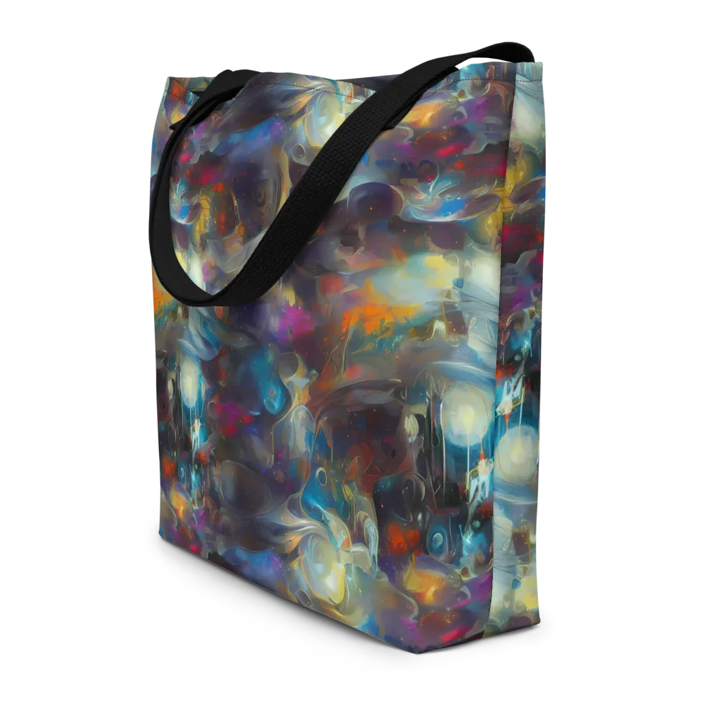 Abyssal Whisper on Large Tote Bag W/ Pocket — Front