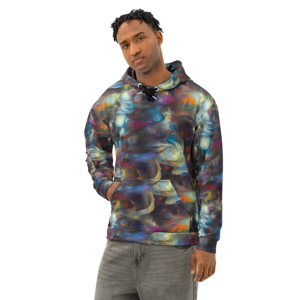 Abyssal Whisper on Cotton Hoodie — Left Front