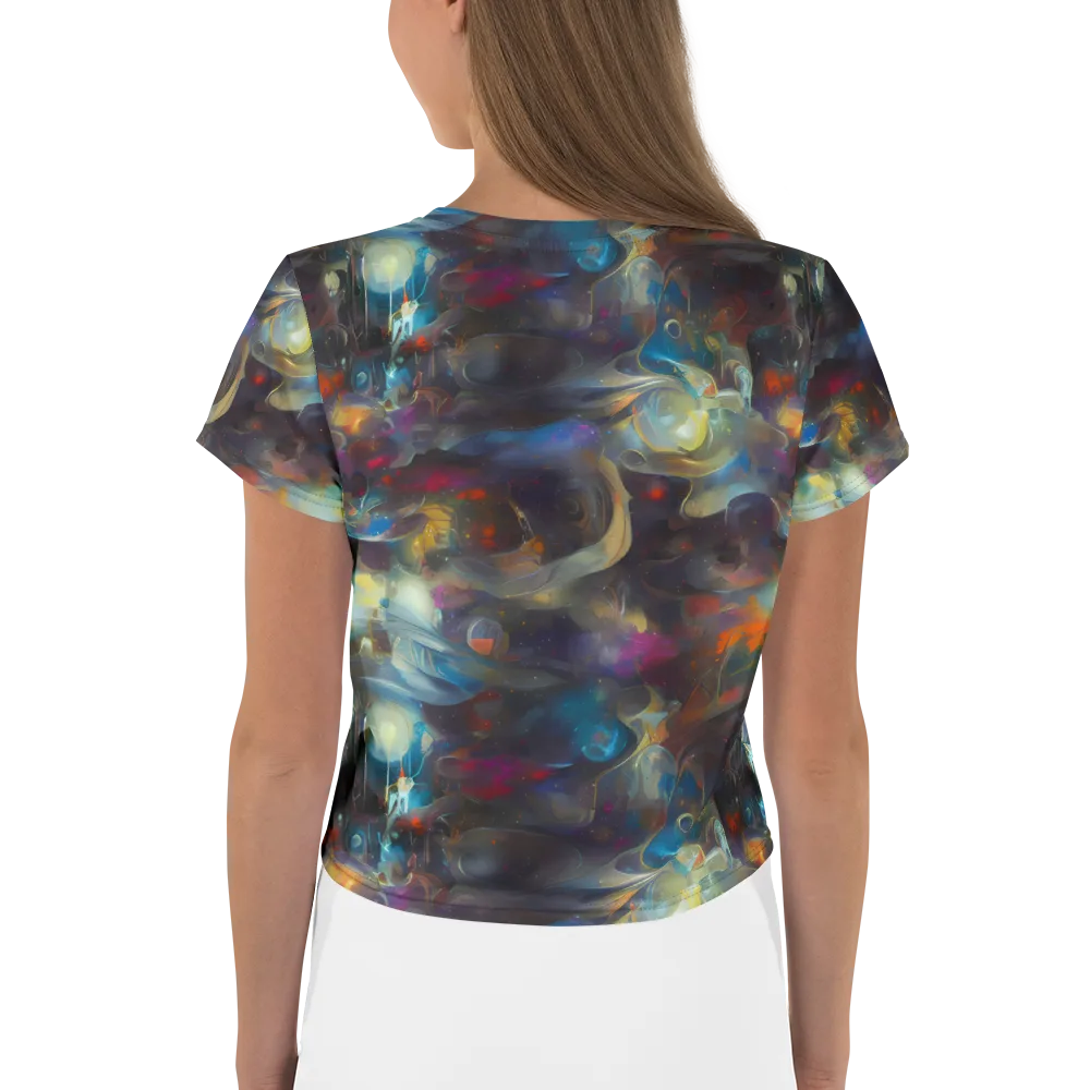 Abyssal Whisper on Crop Tee — Back