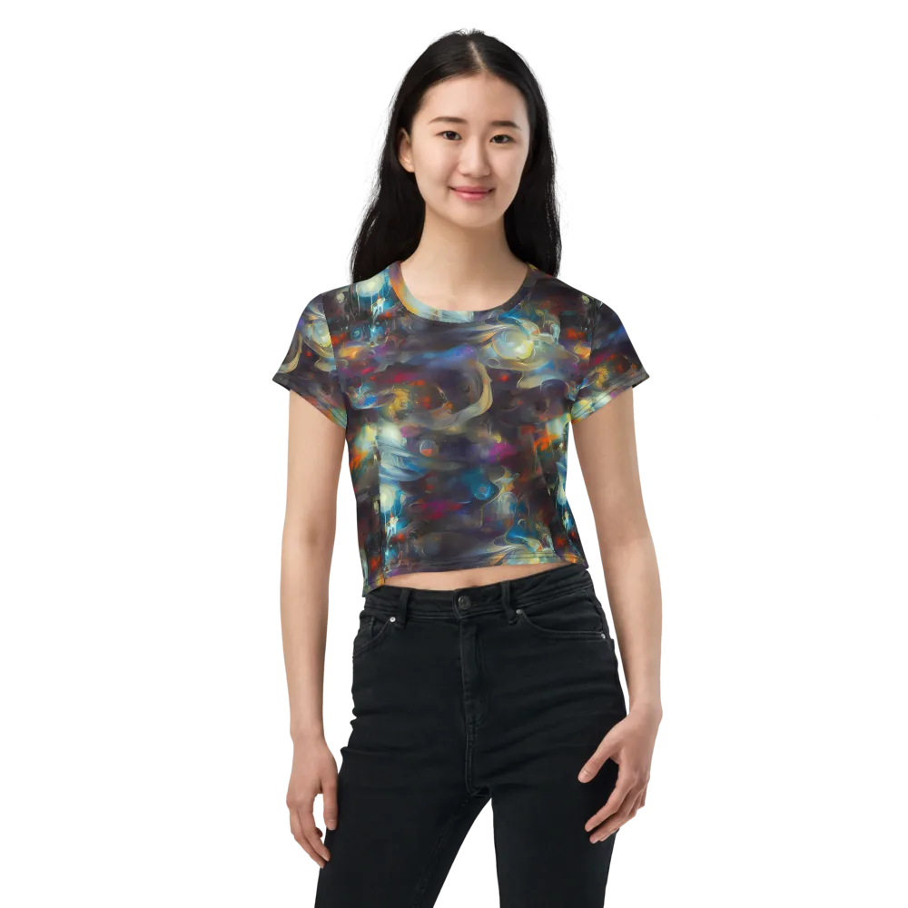 Abyssal Whisper on Crop Tee — Front