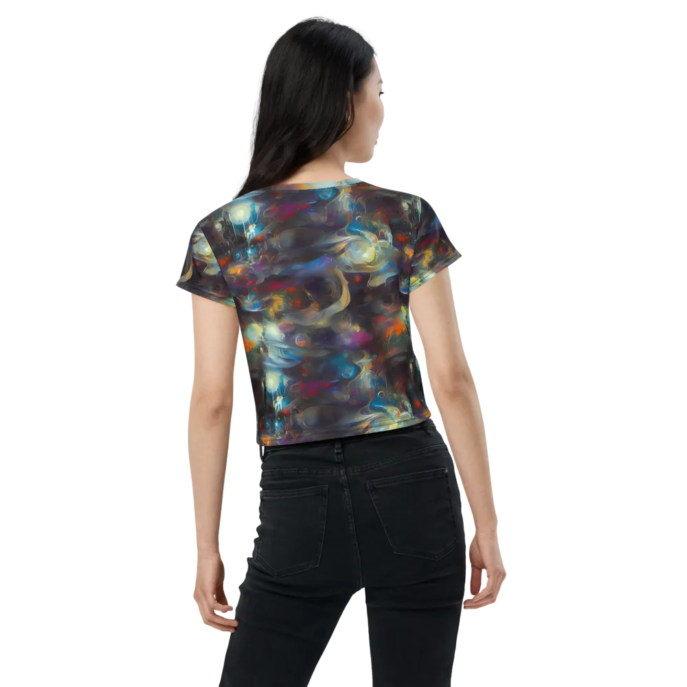 Abyssal Whisper on Crop Tee — Back