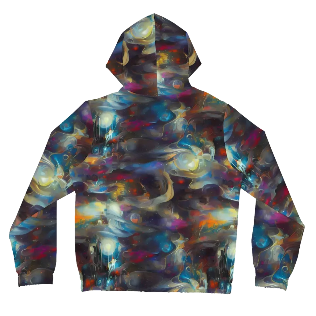 Abyssal Whisper on Women's Full-Zip Hoodie — Back