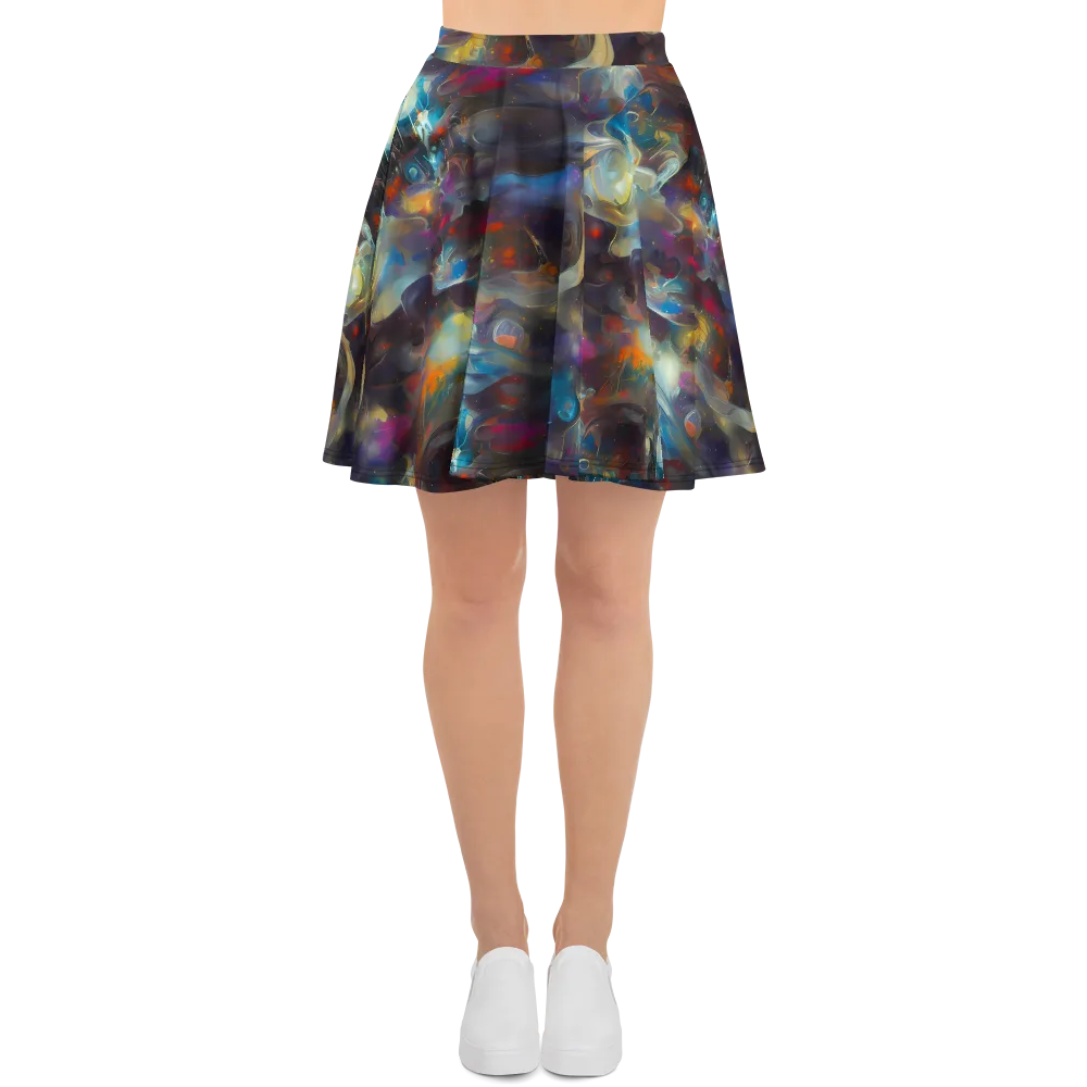 Abyssal Whisper on Skater Skirt — Front