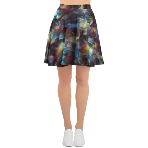 Abyssal Whisper on a Skater Skirt