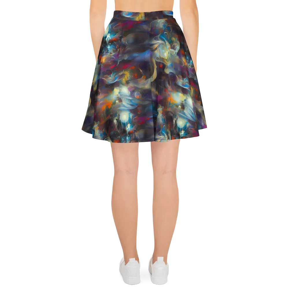 Abyssal Whisper on Skater Skirt — Back