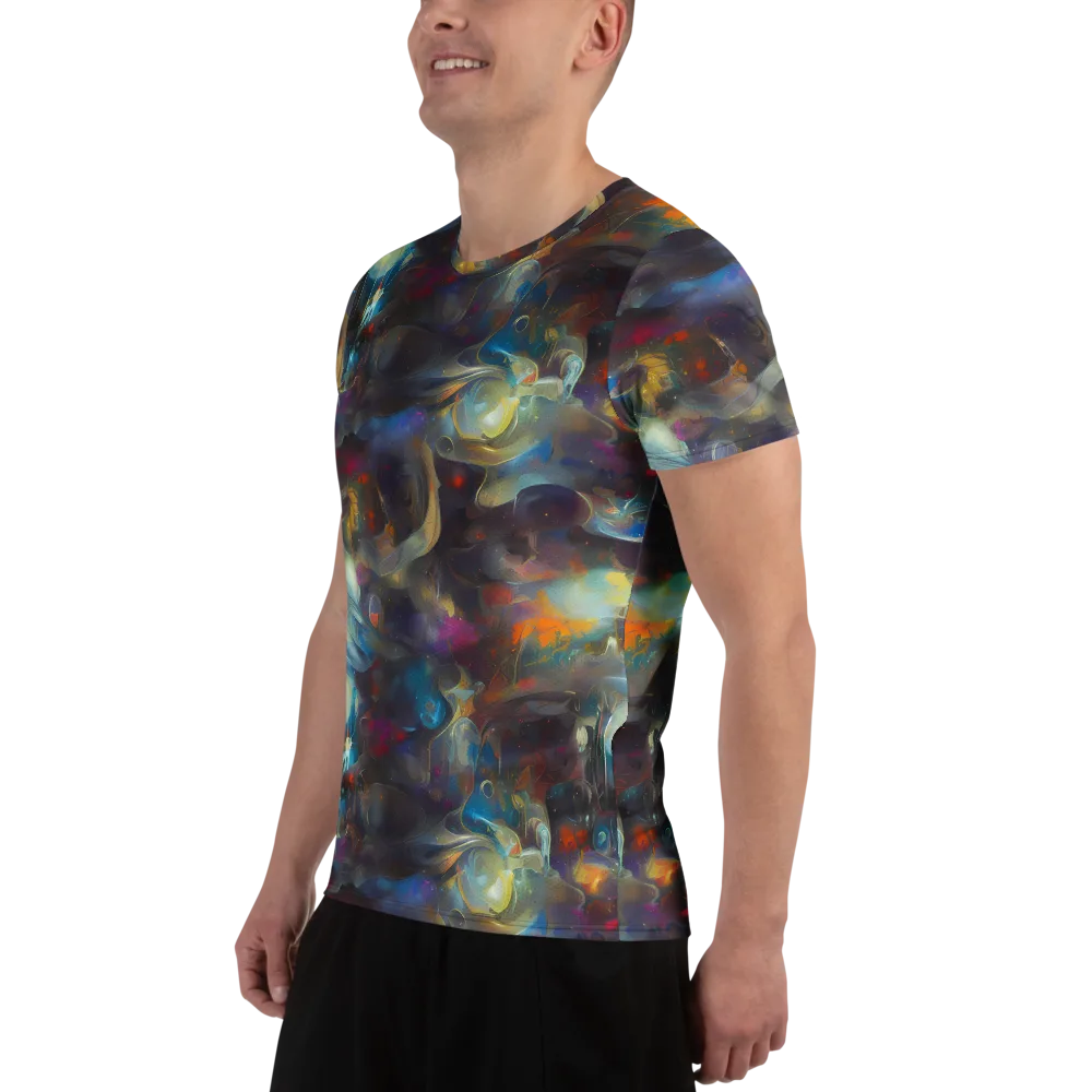 Abyssal Whisper on Men's Athletic T-Shirt — Left
