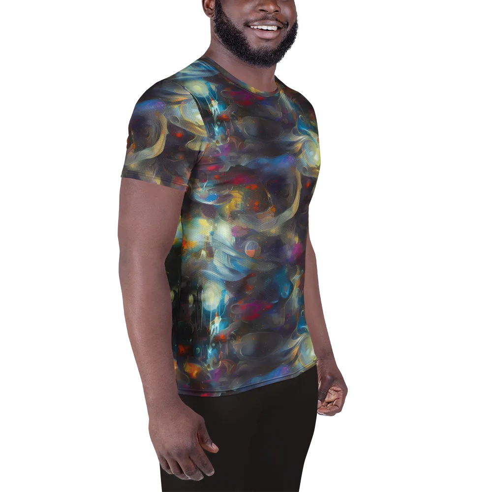 Abyssal Whisper on Men's Athletic T-Shirt — Right