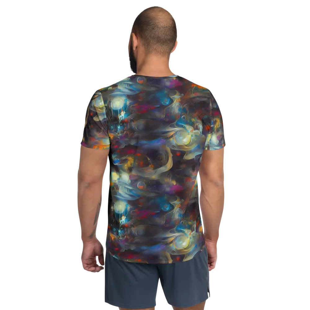 Abyssal Whisper on Men's Athletic T-Shirt — Back