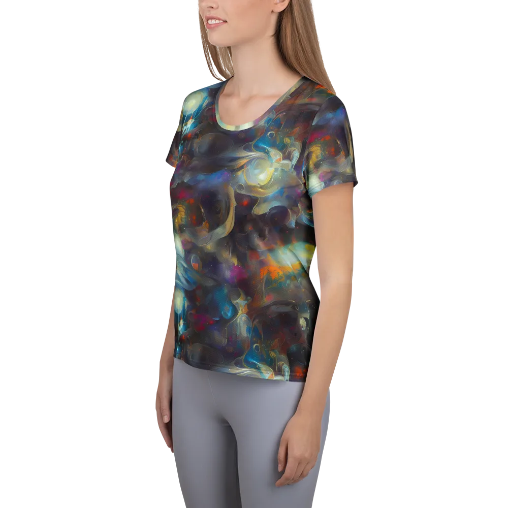 Abyssal Whisper on Women's Athletic T-Shirt — Left