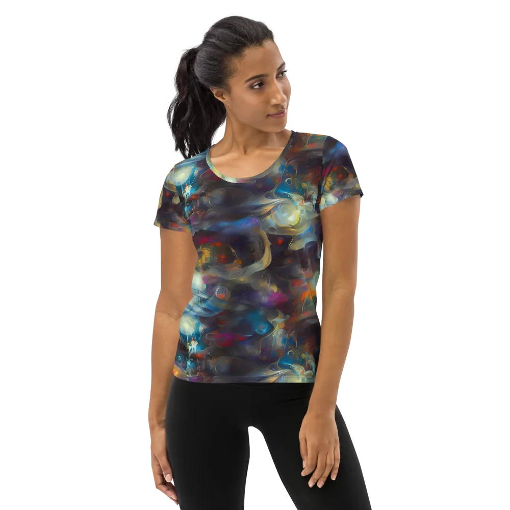 Abyssal Whisper on Women's Athletic T-Shirt — Front