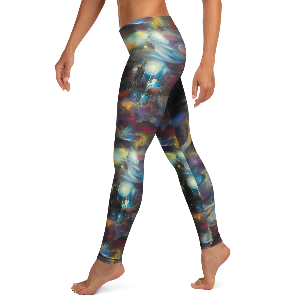 Abyssal Whisper on Leggings — Left