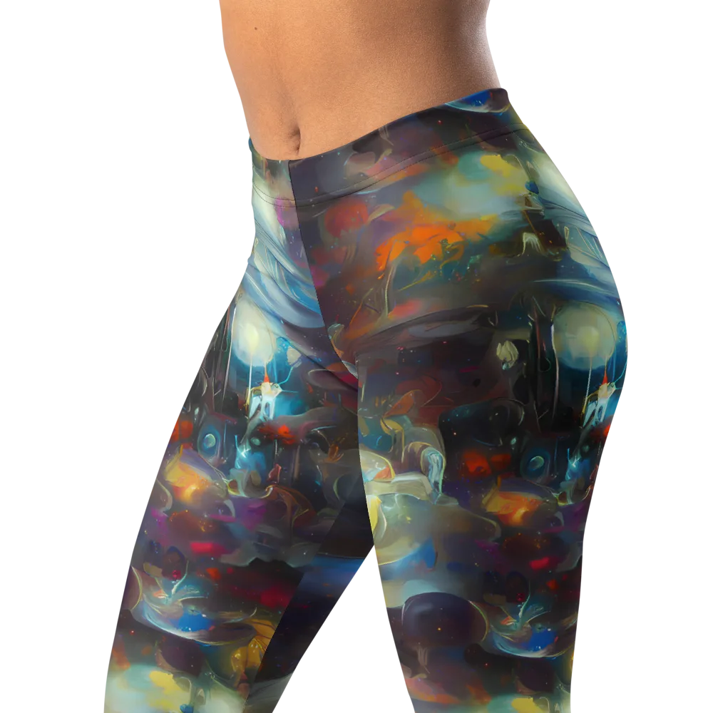 Abyssal Whisper on Leggings — Left Front