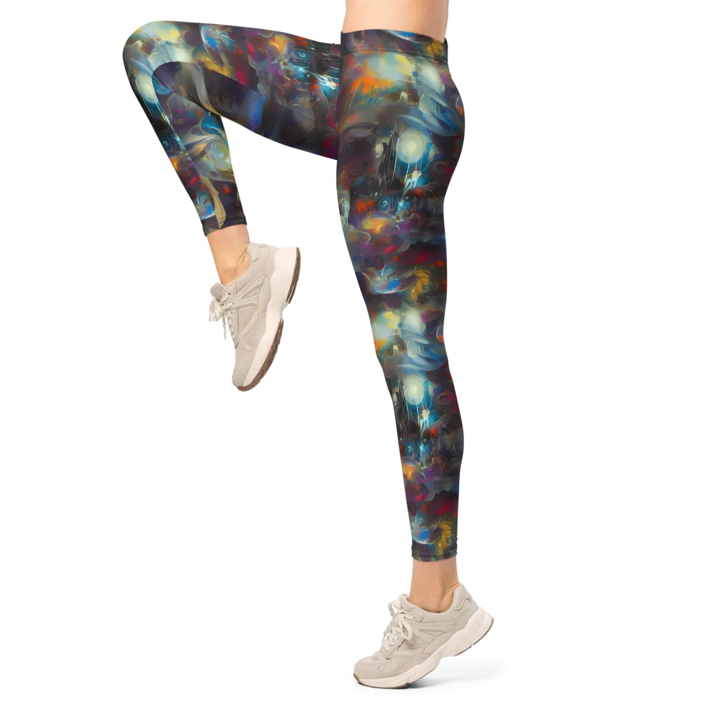 Abyssal Whisper on Leggings — Left